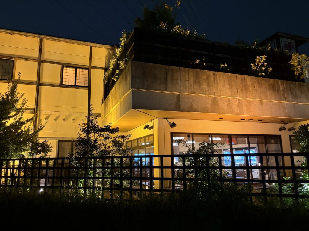 篠木温泉 満天望の建物の外観