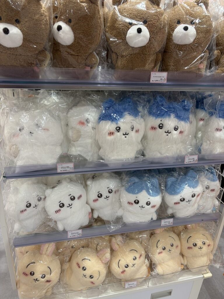 ちいかわらんどのぬいぐるみ売り場