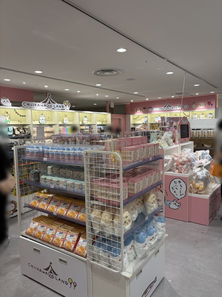 ちいかわらんど 名古屋パルコ店の店内